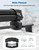 JOYTUTUS Universal Lockable Ski Rack Snowboard Rack for Car Roof - 6 Pairs Ski / 4 Snowboard Capacity, Sliding Extension for Easy Loading Fits Most Cross Bars, Anti-Theft & Weather-Resistant