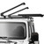 JOYTUTUS Universal Lockable Ski Rack Snowboard Rack for Car Roof - 6 Pairs Ski / 4 Snowboard Capacity, Sliding Extension for Easy Loading Fits Most Cross Bars, Anti-Theft & Weather-Resistant