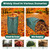 Alvorox Leaf Collector, Reusable Lawn and Garden Bags 2 Pack 72 Gallon Large Yard Dustpan-Type Garden Bag for Collecting Leaves, Collapsible Trash Can, with Gardening Gloves