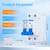 CHONTIG 40 Amp Miniature DC Circuit Breaker 500V 2 Pole, Solar PV Disconnect Switch with Thermal Magnetic Trip, DIN Rail Mount Isolator C40
