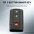Vruwcey Zinc Alloy Heavy Key Fob Cover Case for Toyota Prius 2004-2009