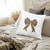 XUNLURY Coquette Leopard Bow Pillow Covers 18x18, Cheetah Leopard Print Room Decor, Trendy Preppy Girly Cheetah Print Bow Decorative Throw Pillow Covers for Girls Bedroom Dorm Apartment