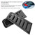 Car Hood Vent, 2Pcs Universal Bonnet Air Vents Engine Intake Louvers Hood Scoop Vent Kit for RS MK2 (Carbon Fiber)
