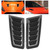 Car Hood Vent, 2Pcs Universal Bonnet Air Vents Engine Intake Louvers Hood Scoop Vent Kit for RS MK2 (Carbon Fiber)
