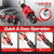 Geinxurn 3Pcs Socket Holder Keychain, 3/8" Drive Quick Release & Quick Change Socket Set Organizer for Socket Adapter Square Drive for Lineman, Electricians, Construction Crews Outdoor Work