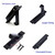Dontay Pocket Door Handles Edge Pull,Flush Finger Hardware,Matte Black,1