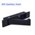 Dontay Pocket Door Handles Edge Pull,Flush Finger Hardware,Matte Black,1