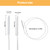 4 Pcs Extra Long Pipe Cleaners,Straw Cleaner Brush Extra Long,Tube Cleaning Brush Suitable for Cleaning Feeding Tubes