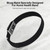 Polyjoy Bicep Bands Compatible with Hume Band, Hook and Loop Replacement Strap, Soft Nylon Sport Arm/Ankle Band Breathable Adjustable Wristband for Hmue Health band（Black）