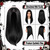 9 Pcs Heavy Metal Rocker Costumes, Retro Rock Star Wig Outfit Accessories
