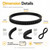6 Pack 650721 0 Bandsaw Rubber Tires 6" x 1/2" for DeWalt Saw DWM120,DCS374