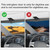 Veharvim Sun Visor Extender for Cars, Polarized Car Visor Extender Sun Blocker UV400, Adjustable Visor Extension, Clip on Sun Visor for Car, Universal with UV Protection (Large(1 Pack))