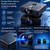 Garage Door Sensors OEM, Replacement for Genie/Overhead Garage Door sensors, GSTB-R STB-BL Garage Sensor for Genie Garage Door Openers Manufactured After 1993.(Receiving&Sending)