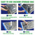 Travel Vacuum Bags with Electric Pump, Vacuum Travel Bags for Luggage and Suitcase, Combo 12 Pack