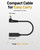 Coolerage USB-C Adapter for PSP, Charger Cable Compatible with PSP 3000/2000/1000, USB-C Female Input – Supports PD & Standard USB-C Chargers