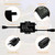 Outdoor Dimmer Switch for String Lights, 1000W Max Power IP68 Waterproof Wireless RF Remote Control Timer Switch, 3 Prong Outlet Plug-in Dimmer for Dimmable LED String Lights Patio Lights