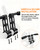 Handlebar Extenders for Indoor Exercise Bike (1 Pair) – Great Handlebar Extension Accessory for Peloton – Compatible with Bicycle Handlebar Grips & Includes Handlebar Grips