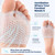 Alignura 3 in 1 Pro Toe Straighteners, Silicone Toe Separators, Transparent