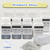 8 LB Rock Tumbler Grit and Polish Kit and Ceramic Tumbling Filler Media