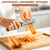 GENGCANG MultiFunctional Vegetable Peeler, Non-Slip Wooden Handle with Sharp Stainless Steel Blade, Built-in Bottle Opener - Perfect Kitchen Peeler For Veggie, Fruit, Potato, Carrot, Apple