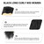 Wallden Hair Black Long Curly Wig for Women and Men Fluffy Mad Funny Wigs for Movie Cosplay Costume Party Halloween（Black）