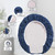 BAAHRNOM Microfiber Elongated Toilet Seat Cover 19.5"x 15" Machine Washable