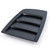 ALLGOOD Dash Air Vent Cover Cap Set, Black