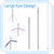 BLMHTWO 6PCS 10"/12" Upholstery Needle, Large Eye Long Sewing Needles