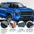 SKUNTUGUANG Front Side Grille Patch Decor Compatible with 2024 2025 2026 Toyota Tacoma 4th Gen - Custom Fit Black Texture Grille Decor, Headlight Accent, Truck Style Enhancement Accessories (Black)