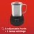 Instant Pot MagicFroth 9-in-1 Milk Frother, 17 oz, Stainless Steel