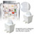 for Subzero Refrigerator Freezer Light Switch White 2Pcs