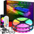 ROLiGHTiC Marine Submersible Boat LED Strip Lights, 50FT IP68 Waterproof