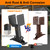 4x4 Roof Riser Brackets Kit,3 PCS Adjustable Angle Pergola Brackets