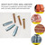YZTONGPAO M6 Tree Shaped Steel Hollow Wall Anchor with Screws,Loose Hinge Hole Repair Kit for Concrete Wall, Metal Expansion Bolt for Drywall(200 Pcs)