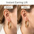Locking Earring Backs for Droopy Ears & Heavy Earrings – 6 Pairs Secure Stud Clutches, Replacement Ear Supports for Sensitive Skin (Silver and Gold Droop Lifte)