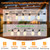 Larkvue 75FT LED Outdoor String Lights, Patio Light, 22+2 S11 Bulbs, Black
