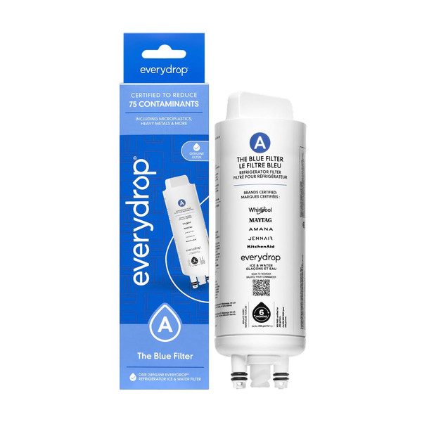 everydrop by Whirlpool Ice & Water Refrigerator Filter A, Blue, EDRARXD1