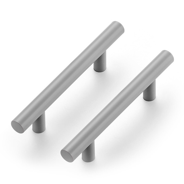Ravinte Cabinet Handles,5" Length,3" Hole Center,Grey,55 Pack