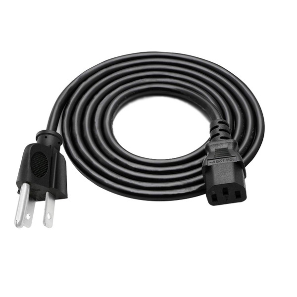 AC Power Cord Replacement for EF EcoFlow Delta 2 Portable Power Station Solar Generator 3 Prong Power Cord