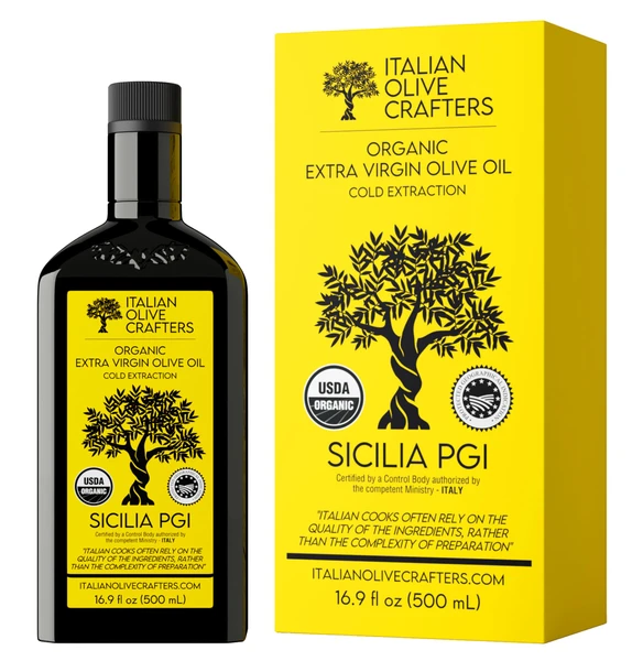 Italian Olive Crafters, Organic Extra Virgin Olive Oil, Polyphenol Rich