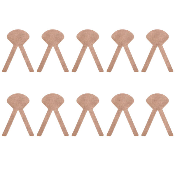 BAOZENP Nasal Tube Holder - Nasogastric Feeding Tube Fastener Catheter Fixed Tape Sticker Nursing Supplies for Home care, Clinic, 10 pcs (V type-10Pcs)