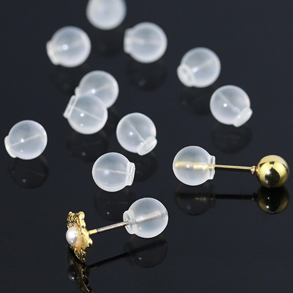 Comfort Impenetrable Soft Safety Backs for Earrings, TPE Medical Grade Material, Fits All Types (100 pcs)
