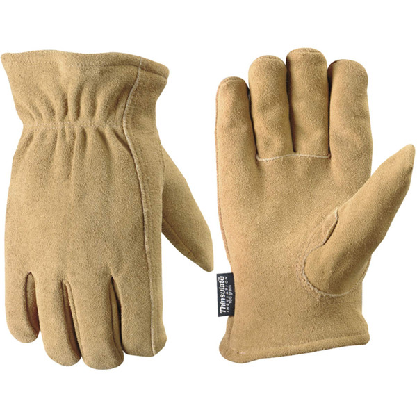 Wells Lamont Men's Insulated Deerskin Leather Winter Work Gloves, X-Large