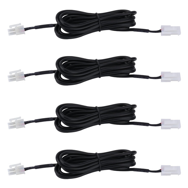 4-pcs Surface Mount Strobe Light 6.5ft Extension Cord