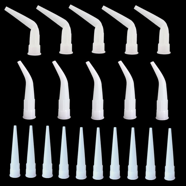 LUAZEX Straight and curved Caulking Nozzles, 20 PCS