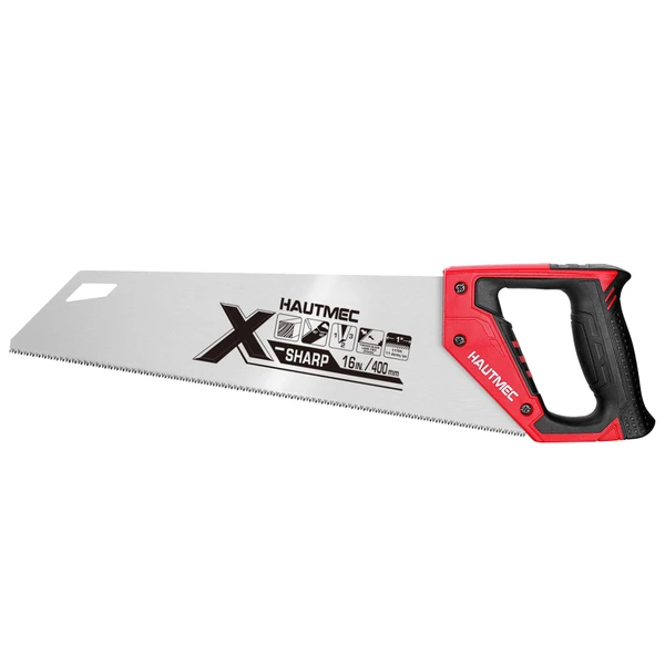 HAUTMEC 16 Inch Pro Hand Saw, 11 TPI Fine Tooth for Wood Cutting