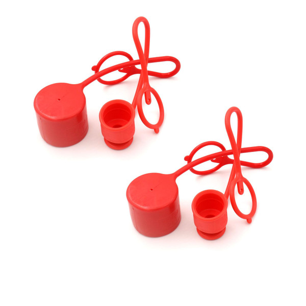 1/4" Skid Steer Bobcat Flat Face Hydraulic Coupler Dust Cap and Plug,CEKER Rubber Covers for ISO 16028 1/2 Hydraulic Male Female Coupling 2set