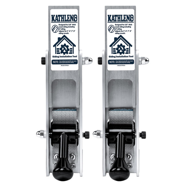 Siding Installation Tools, Siding Mounting Kit for Use with 3/8-Inch Wood/LP Sidings, Lap Sidings Gauge with Adjustable Reveals,Aluminum Body, 2 Packs