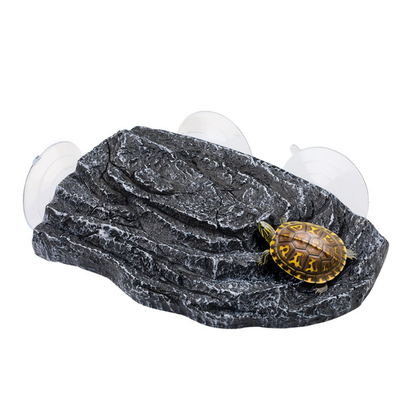 ATSKIM Basking Platform for Aquatic Turtles, Rock Suction Cup for Aquarium