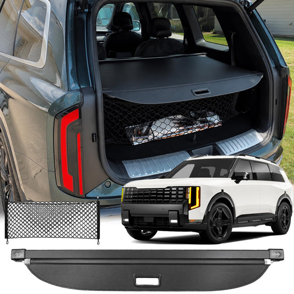 Volcaner Cargo Cover for Kia Telluride Accessories 2027 - Canvas